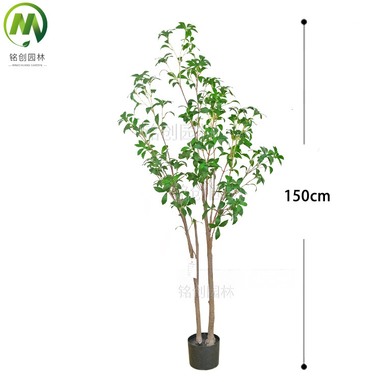 Plantas verdes artificiales, árboles falsos, plantas en maceta, árboles artificiales tipo bebedero para decoración, bonsáis artificiales, plantas verdes artificiales para paisajismo, venta al por mayor