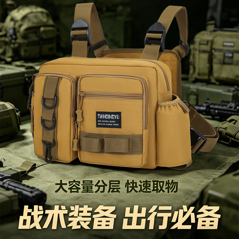 Tactical Backpack for Men, Multifunctional, Large-Capacity Outdoor Mountaineering Bag, Lightweight Travel Backpack, Waterproof Sports Cycling Bag