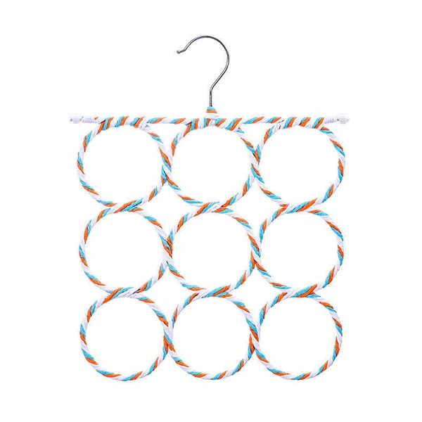9 circles of random colors