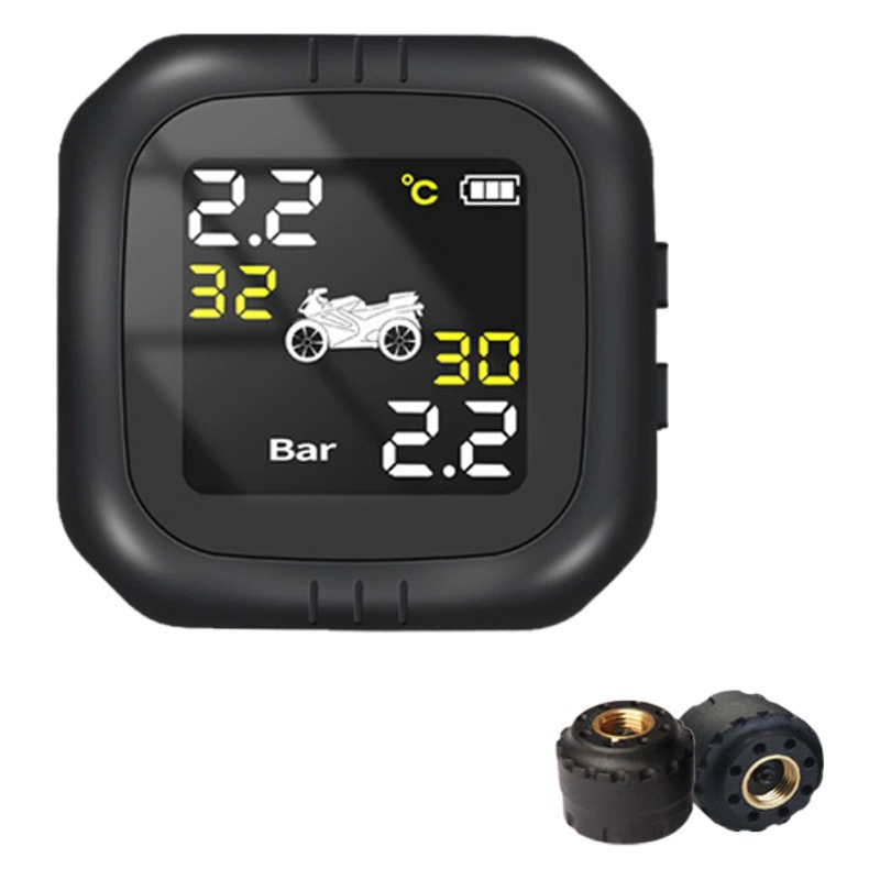 Беспроводная система контроля давления в шинах (TPMS) M68 для двухколесных мотоциклов, высокоточное измерение температуры шин для автомобилей