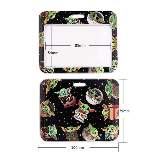 Battle of the Planets mobile phone lanyard card holder bus card factory brand work ID card campus card anti-lost pendant