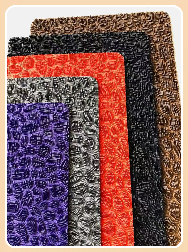 Straight Striped Injection-Molded Non-Slip Mat, Thickened Pvc Pressed Mat, Cross-Border Hot-Selling Entryway Doormat, Commercial Carpet