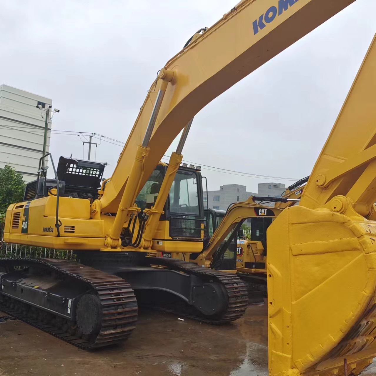 Comercio exterior línea de exportación de segunda mano Komatsu 400 Hitachi 450 31365 cartel 345 349 exportación a bajo precio