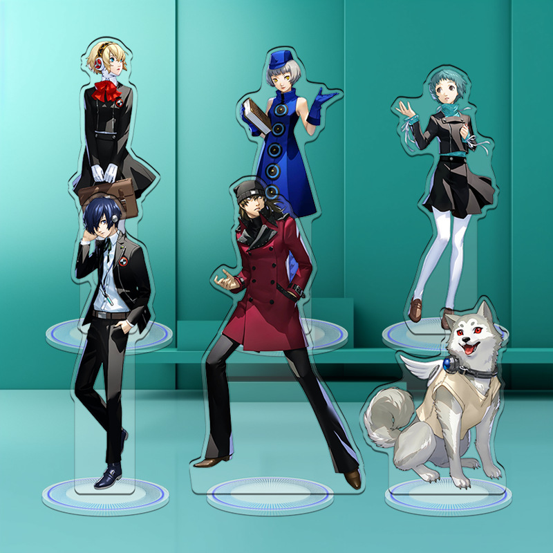 无缝夹层精雕內印PERSONA3女神异闻录P3结城理游戏周边亚克力立牌-阿里巴巴