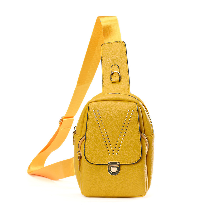 2024 nuevo estilo bolso de mujer al por mayor moda de la calle bolso de pecho PU superficie suave deportes al aire libre bolso de mensajero al por mayor