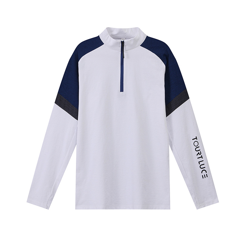 Lulu Otoño e Invierno hombres y mujeres de cuello alto media cremallera manga larga ropa de secado rápido correr fitness ropa de tenis para Niños Grupo impresión