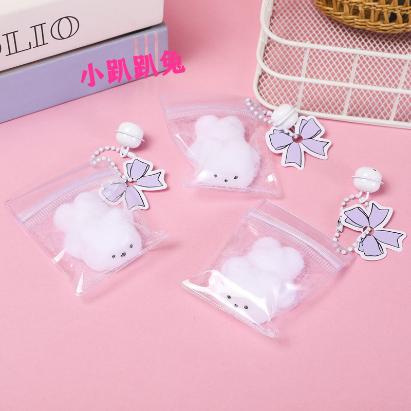 B Le Jia Jia Food Play Colgante pequeño campana nariz pequeña pellizca Le tpr mochila escolar colgante simulación juguetes ventas directas de fábrica