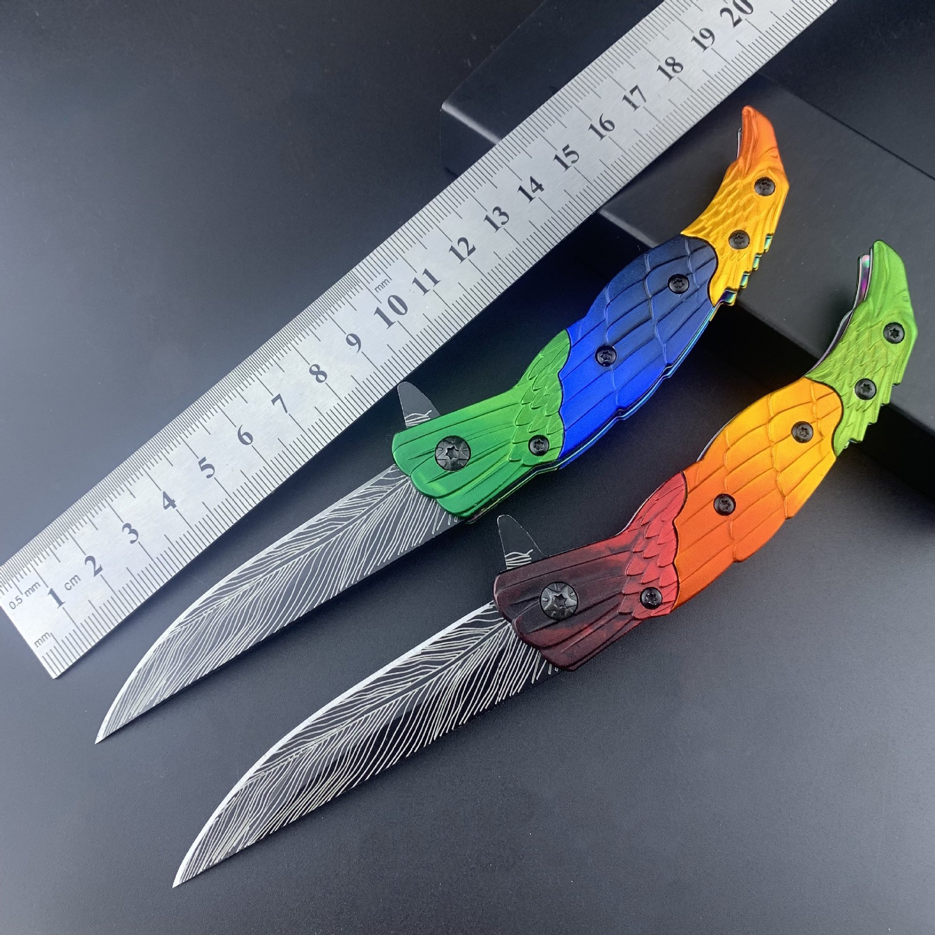 跨境折叠刀户外高硬度随身野营求生小刀不锈钢精致水果刀便携防身