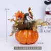 Green melon sunflower ornaments