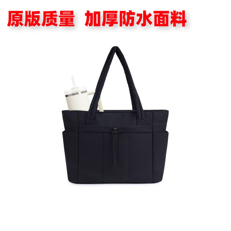 In-Stock New Quilted Tote Bag with Large Capacity, Multi-Compartment Laptop Bag, Women's Handbag, Shoulder Bag In-Stock New Quilted Tote Bag with Large Capacity, Multi-Compartment Laptop Bag, Women's Handbag, Shoulder Bag