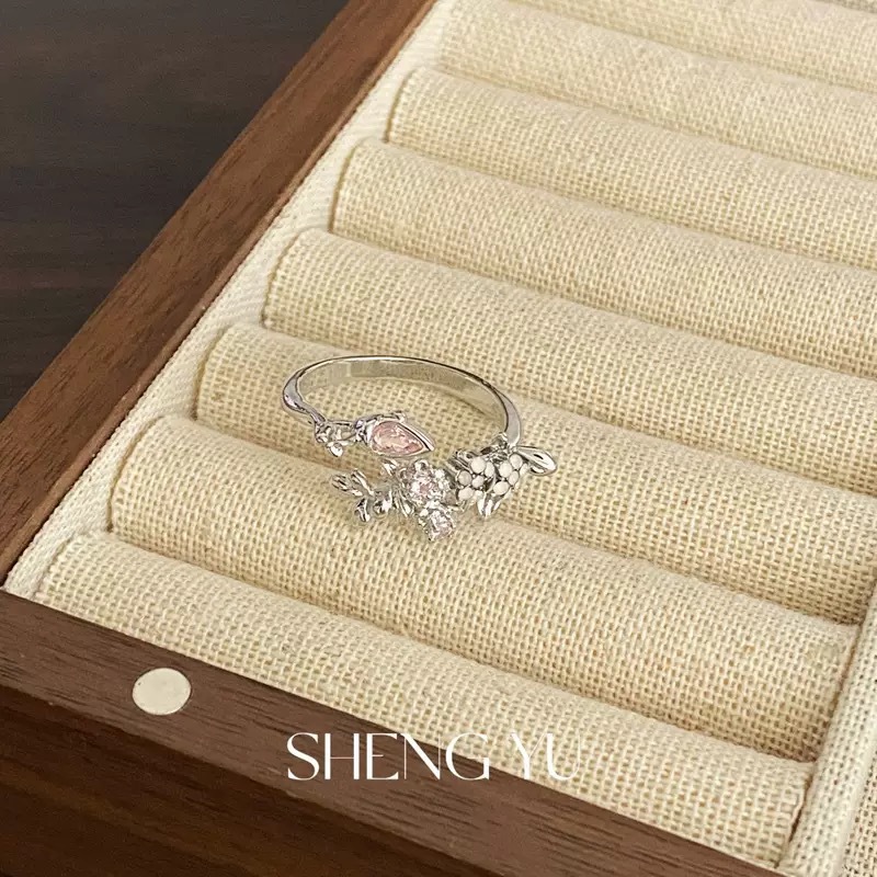 Alicia's Herrscher Oath Ring Animation Peripheral Easiest for Match Casual Open Flower Index Finger Ring Alicia's Herrscher Oath Ring Animation Peripheral Easiest for Match Casual Open Flower Index Finger Ring