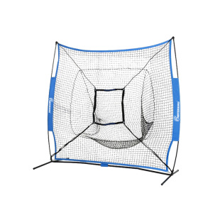 Paidiyin Baseball Practice Training Set 233.1cm Practice Net Rebound Net with Goal Net Baseball Strike Practice Net