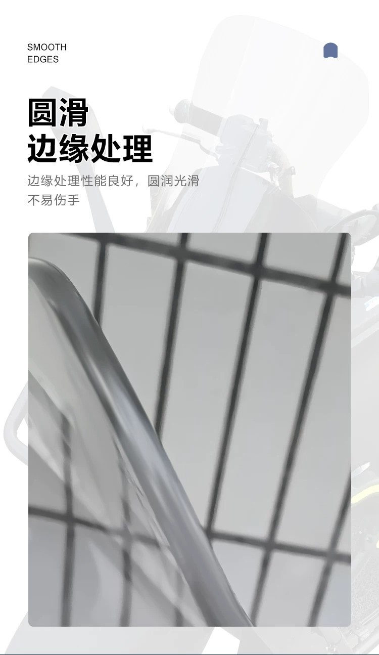 Suitable for modification of the front windshield of the Yamaha Xunying 125, forward-moving rearview mirror, transparent windshield accessories