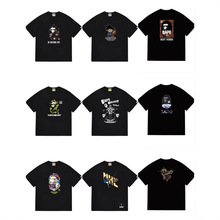 BAPE TShirt潮流迷彩猿人印花短袖 情侣款宽松T恤 潮牌源头工厂