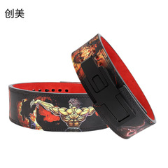 專業力量舉牛皮槓桿扣健身腰帶深蹲硬拉男女舉重運動護腰訓練護具