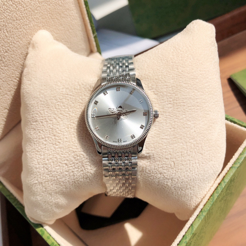 Gujia High Quality Bee Dial Series Swiss Movement Quartz Waterproof Advanced Ladies Watch Wholesale Ladies Watch