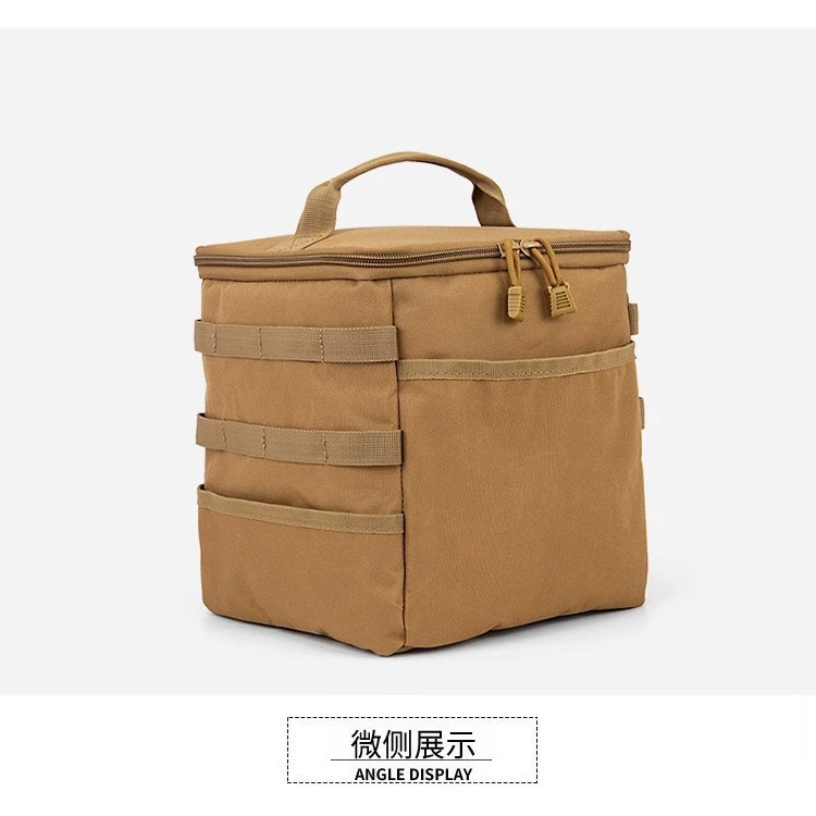 Tableware for camping, picnic bag, handheld organizer bag lightweight, collision protection