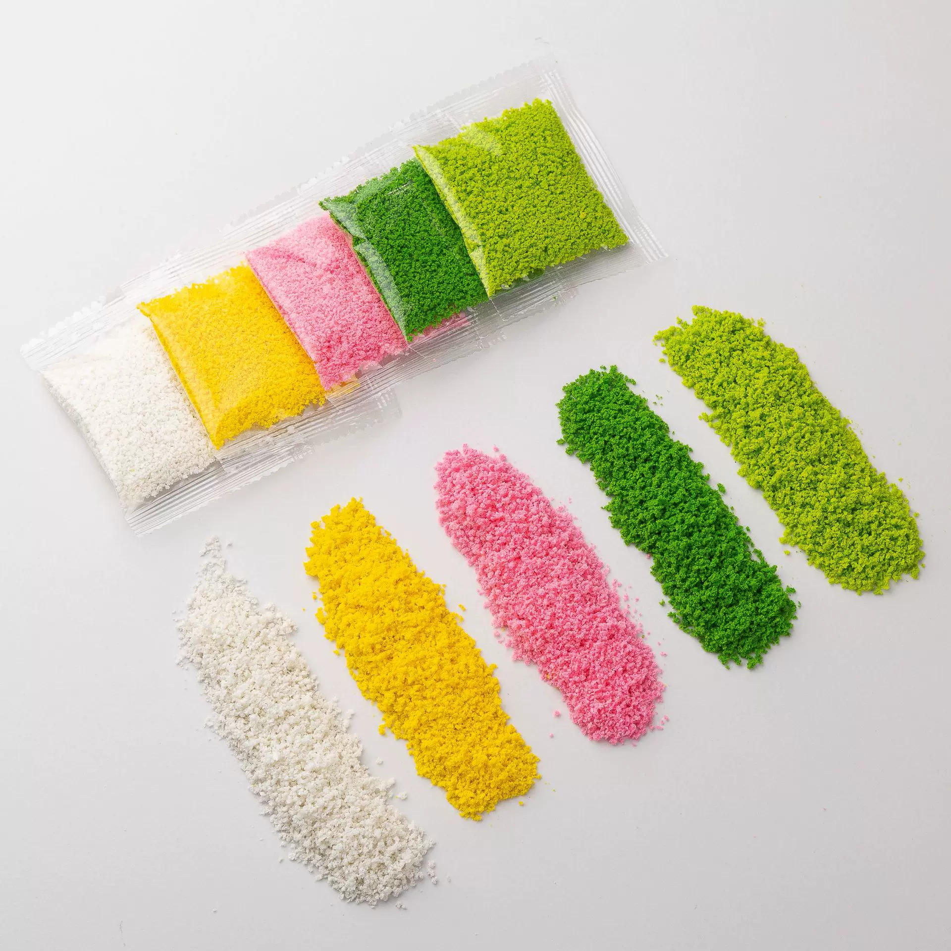 树粉海绵树diy手工沙盘模型材料微景观海绵仿真草坪粉树干材料包