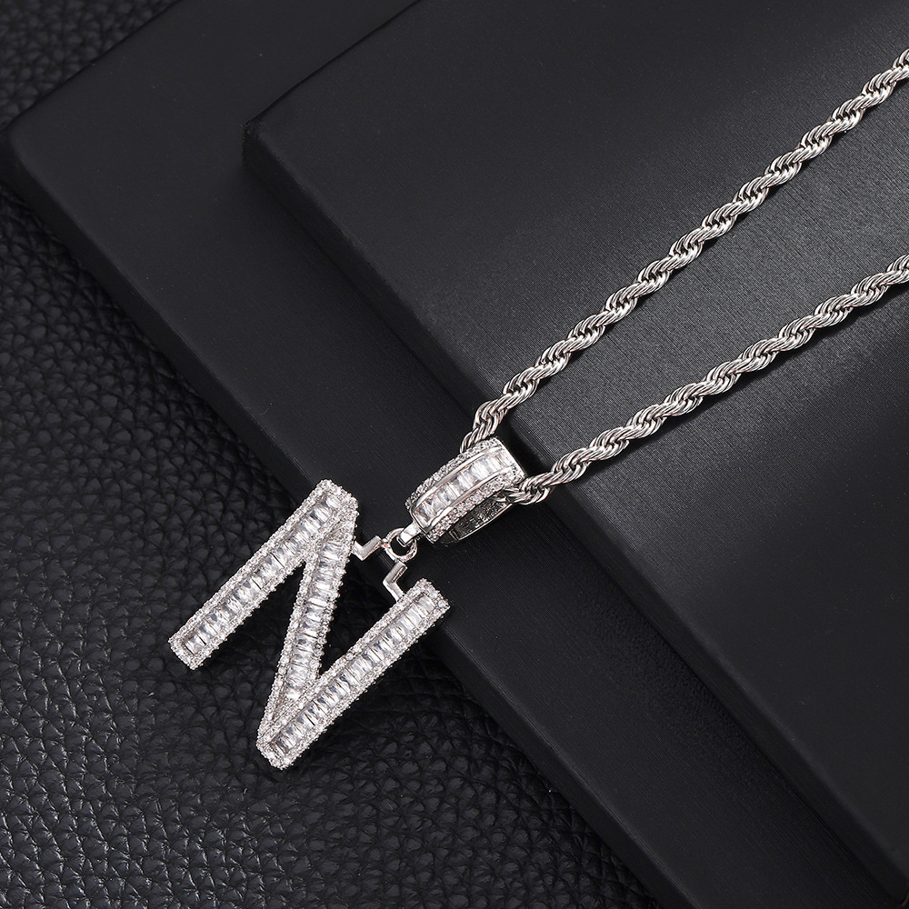 Cadena de cáñamo n + 20inch (plata)