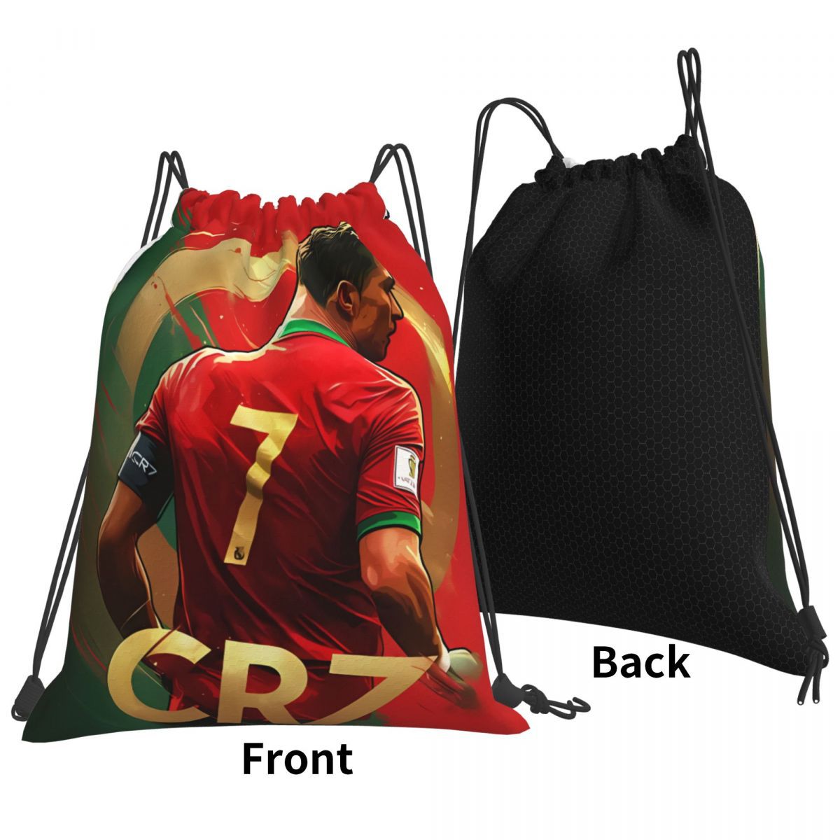 Transfronterizos Amazon Drawstring Bracket Mochila deportiva de maratón bolsa de ejercicios al aire libre impresa ligera Drawstring Bracket image 3