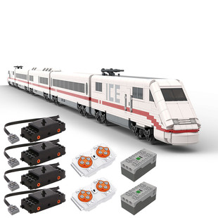Building Blocks Cross-Border Moc-64784 6Wide Dynamic Db Ice 1 - German High-Speed Train 2736
