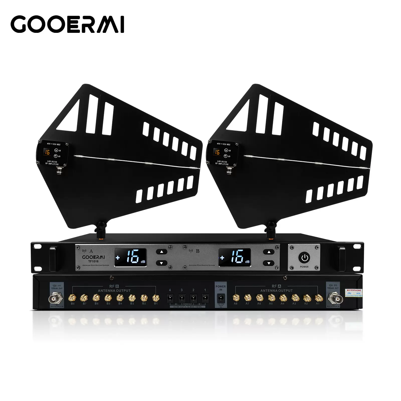 1000米专业无线话筒信号分配系统放大器天线定向增幅器户外演出
