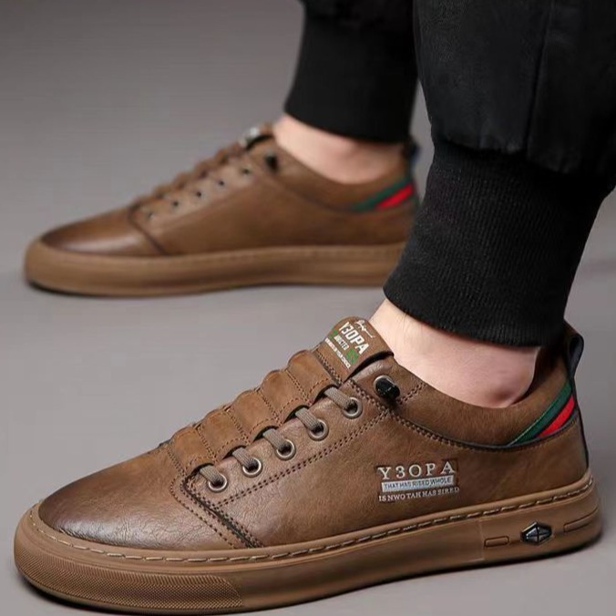 Zapatos blancos de suela blanda transpirables de verano, zapatos casuales transfronterizos para hombres, moda de todo fósforo con cordones, zapatillas de deporte para hombres con personalidad de tendencia para hombres