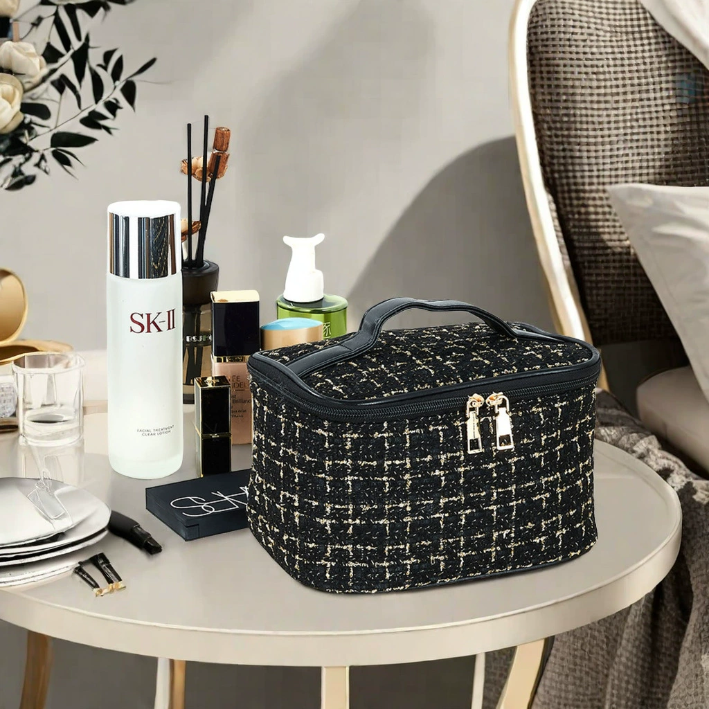 Ручная косметичка, органайзер для путешествий, стиль Chanel