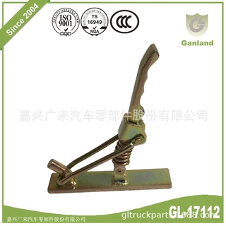 GL-17112 半飞翼车厢栏板带底座弹簧搭扣 翼展车侧护板锁扣搭扣锁