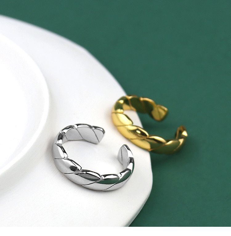 Hip Hop Retro Twist Ring Womens Simple Fashion Ins Cold Style Switchable Index Finger Ring Temperament Wild Hand Jewelrypicture10