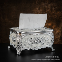 欧式创意纸巾盒套装家用客厅高档客厅家居轻奢餐桌家用抽纸盒