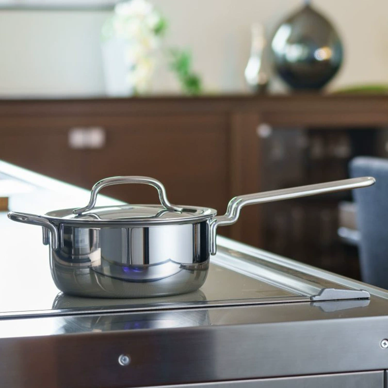 Официальный подлинный японский импортный горшок Yukihira из нержавеющей стали Miyazaki для домашнего использования, легкий роскошный горшок для лапши быстрого приготовления, японский горшок для молока.