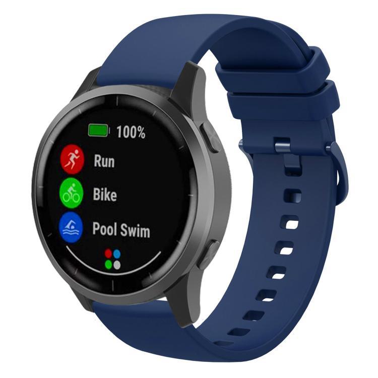 18mm / 22mm / 20mm correa de reloj de silicona plana de color sólido simple correa de reloj suave