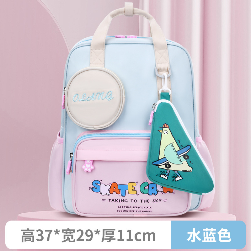 2024 explosión transfronteriza bolsas escolares de estudiantes de primaria lindas espaldas de hombro para niños a prueba de derramamiento una mochila