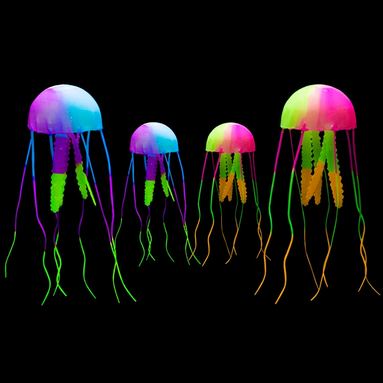 Fluorescence realistic coral silicone aquarium decor