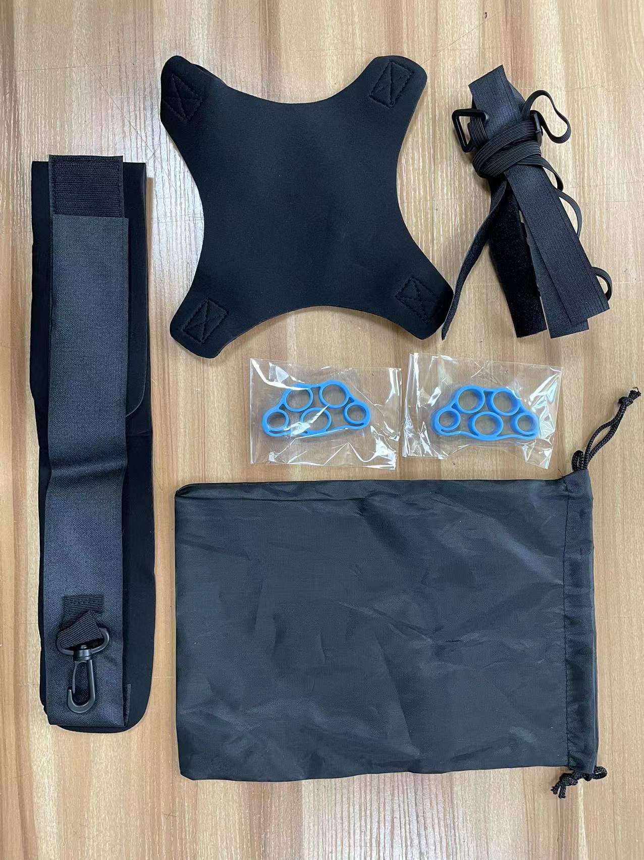 Venta caliente estudiantes de la escuela primaria y secundaria balón de fútbol con bolsa equipo de entrenamiento de fútbol paquete auxiliar swing Correa bolsa de bola