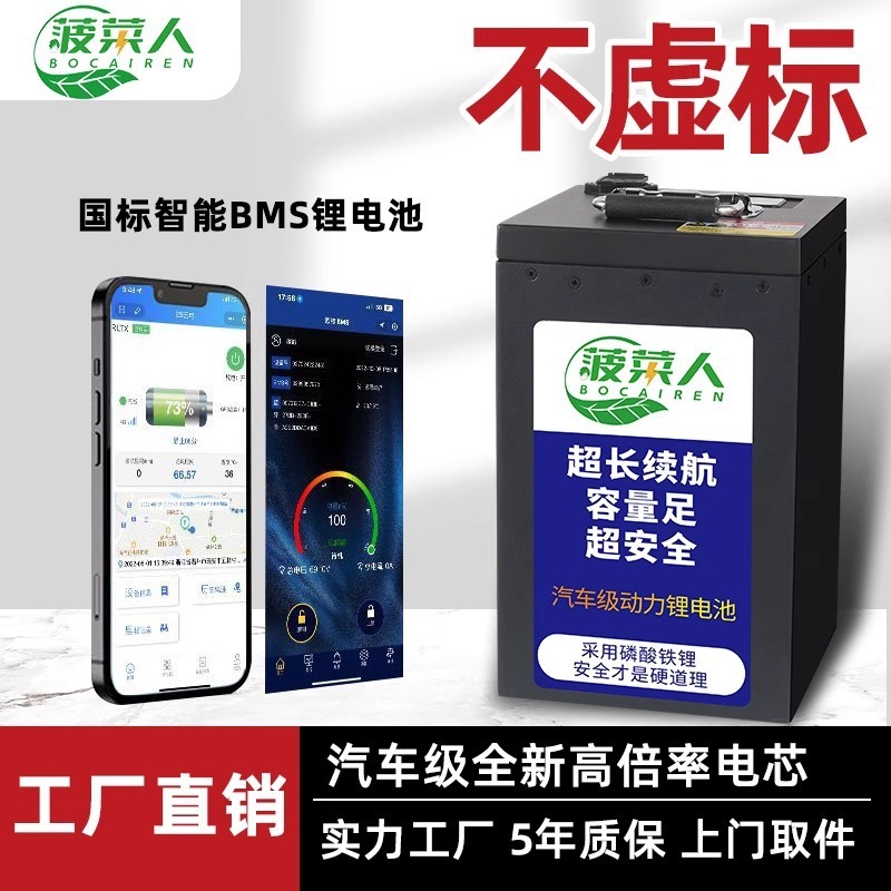 ほうれん草リチウムリン酸鉄電気自動車バッテリー 48V60 ボルト 20A30 電動自転車オートバイ長いバッテリー寿命|undefined