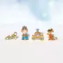 童话跨境卡通可爱耳钉