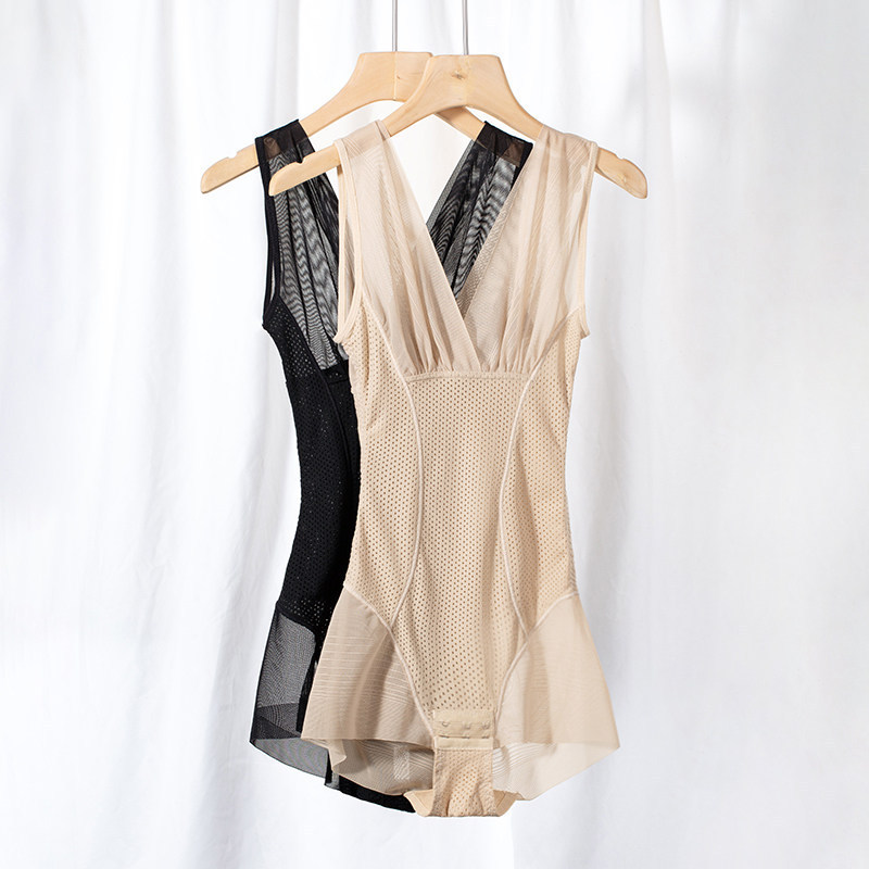 Wide Shoulder Strap One-Piece Shapewear Summer Thin Ultra-Thin Tummy Control Waist Cincher Seamless Shaping Body Shaper Lingerie for Women Wide Shoulder Strap One-Piece Shapewear Summer Thin Ultra-Thin Tummy Control Waist Cincher Seamless Shaping Body Shaper Lingerie for Women