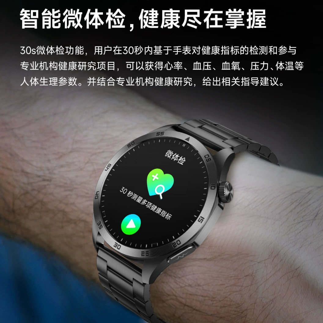 2024 New ET485 Smart Watch ECG ECG Bluetooth Call AMOLED Micrology Emotional Function
