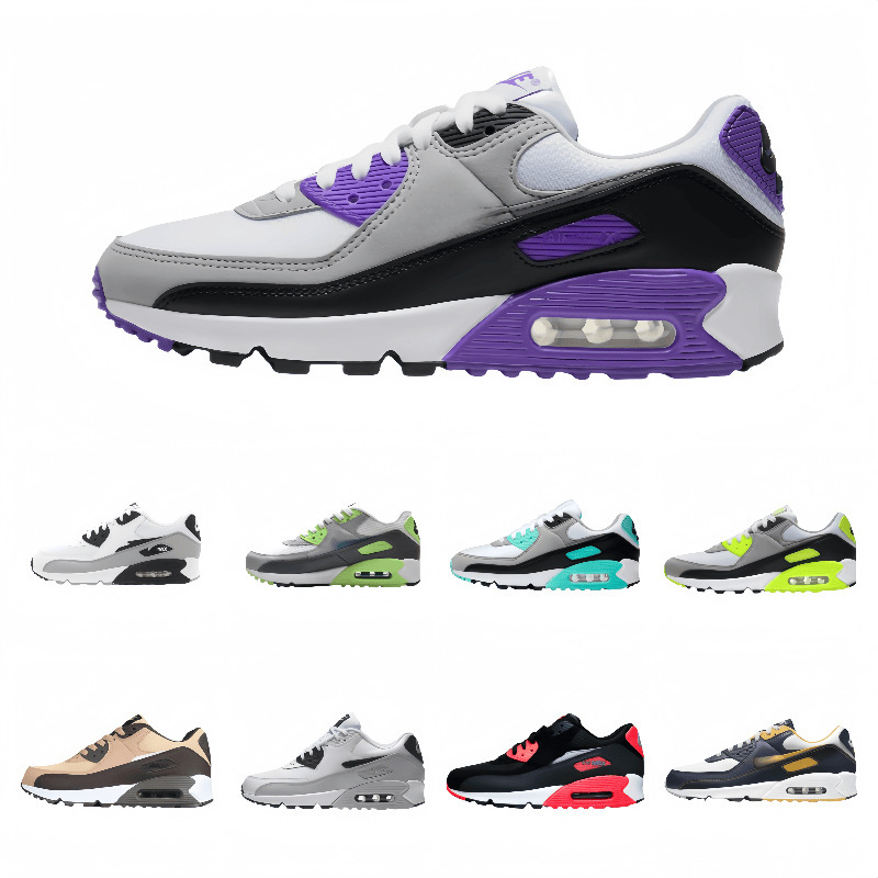 跨境外贸莆田鞋Air Max90 气垫鞋 跑步鞋 男女休闲运动鞋  批发01|undefined