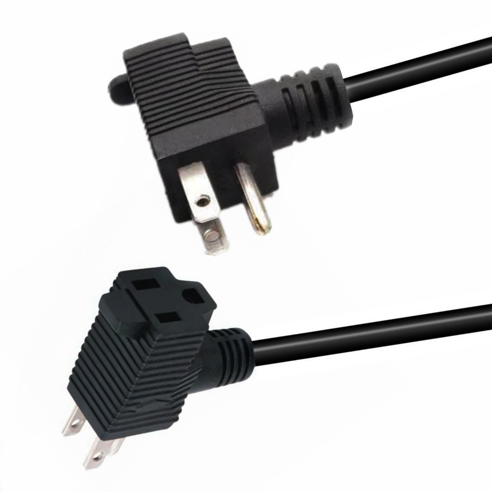 热销批量生产美式背驮式电源线 美规转换插头线 美标多用插头插座