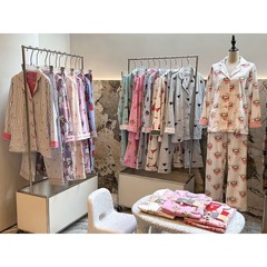 P.J.Sawage秋冬加厚磨毛保暖睡衣套装女 轻柔棉质月子服家居服pjs