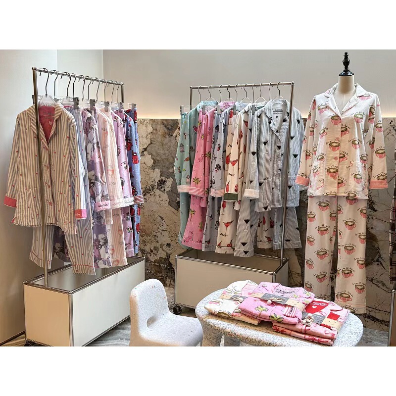 P.J.Sawage Autumn and Winter Thickeneded Brushed Warm Pajamas Set for Women Soft Cotton Confinement Clothes Home Clothes Pjs