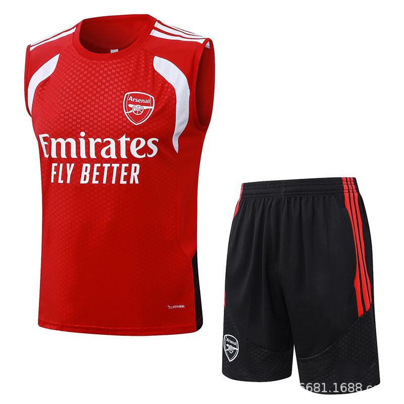 adidas x Arsenal Training Sleeveless Jersey Red Black