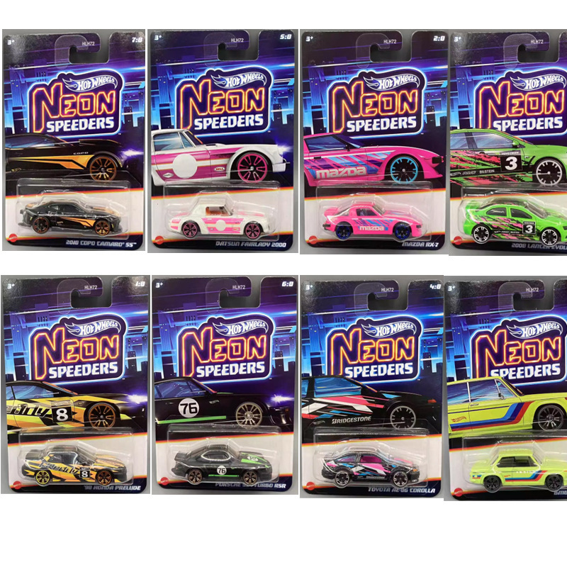 Fenghuo Neon Speed Series Hlh72 Porsche Bmw Mazda Mitsubishi Alloy Car Model