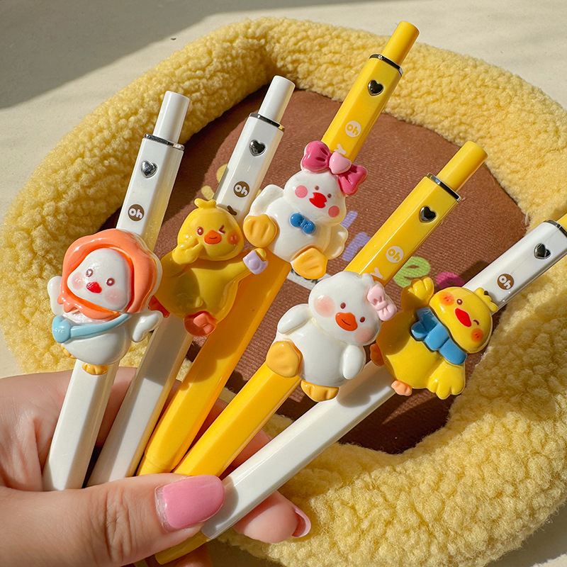 press gel pen ins style cute creative cute bunny pressing pen stationery bullet 0.5mm good-looking