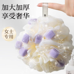 沐浴球高档不散超柔软浴花女生男士洗澡浴球大号起泡沐浴搓澡神器