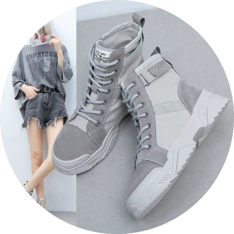 Martens, cloth breathable low boots