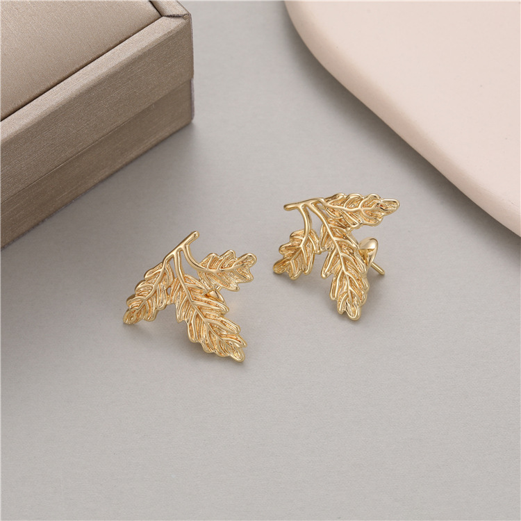Leaf Earrings Image 4